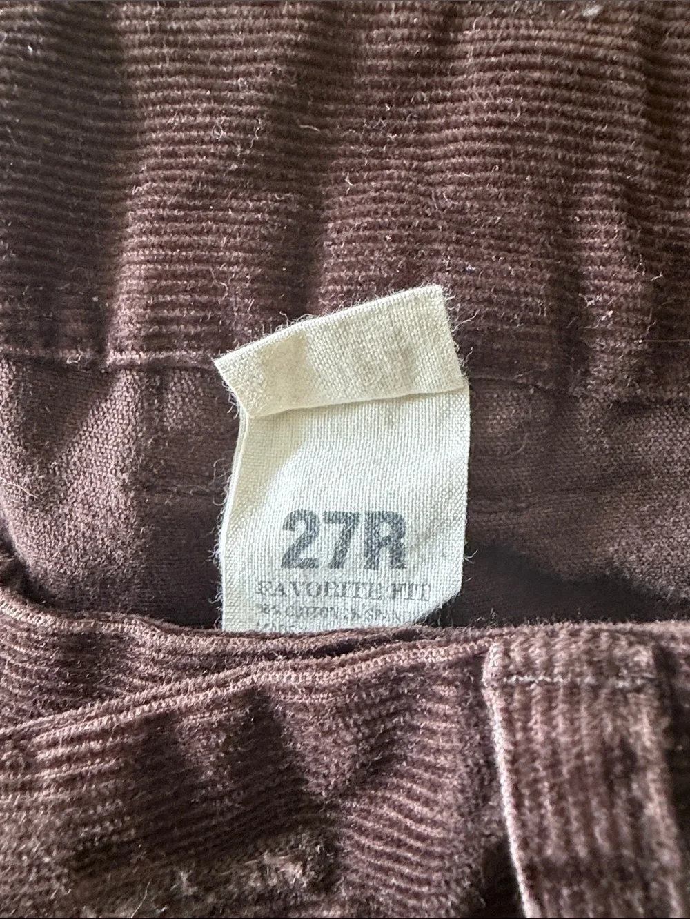 J. Crew Women’s Dark Brown Corduroy Pants